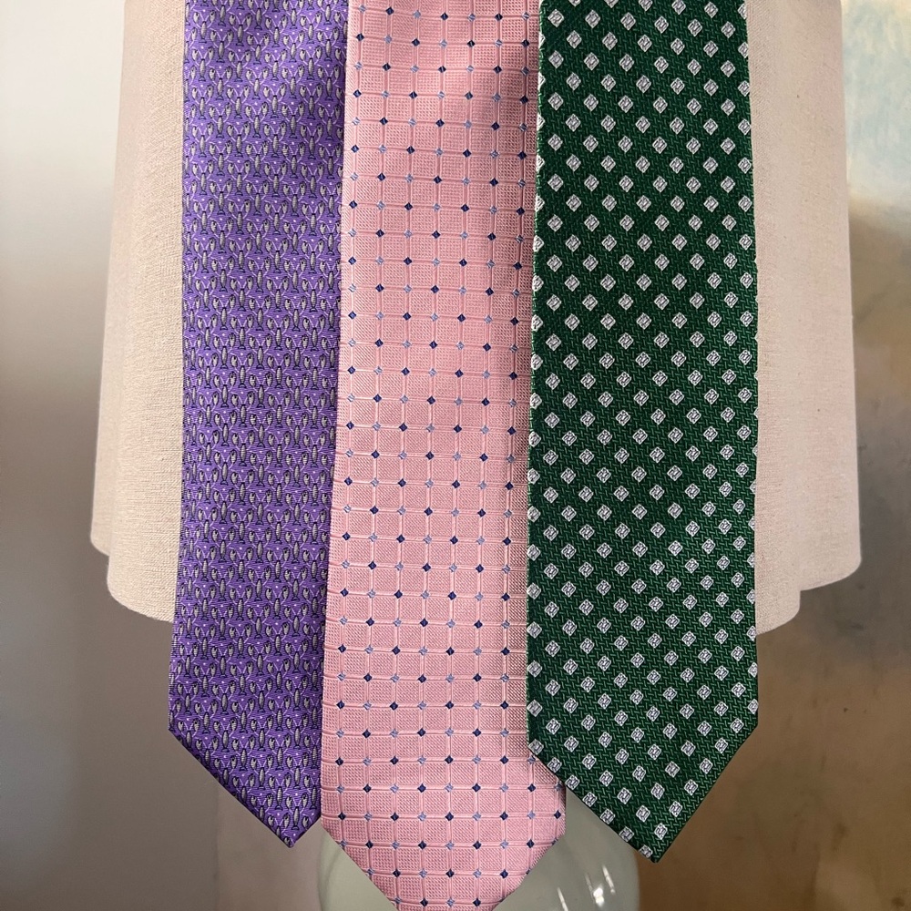Set of 3 Brooks Brothers 100% Silk Ties
